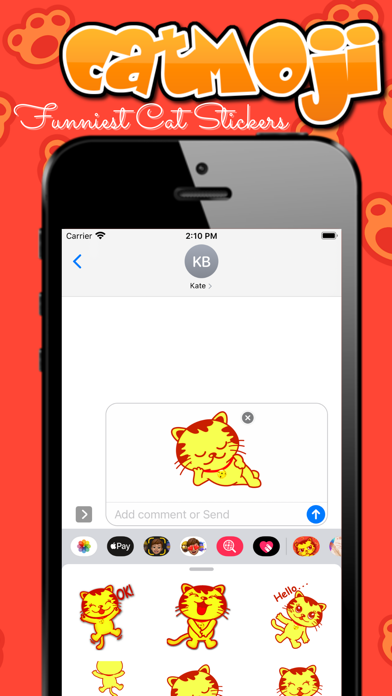 CatMoji Funniest Cat Stickers Screenshot