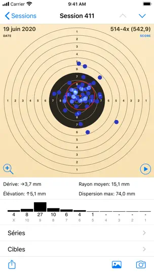 Capture d'écran de TargetScan - Pistol & Rifle sur iPhone 1