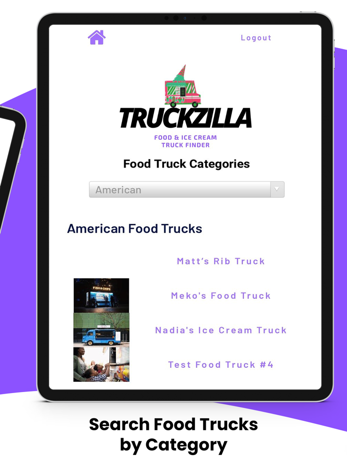TruckZilla  Food Truck Finder