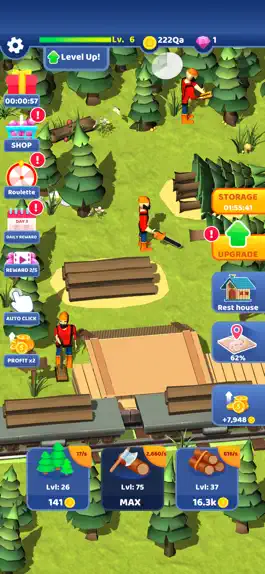 Game screenshot Lumber Mill Idle Farm: Offline mod apk