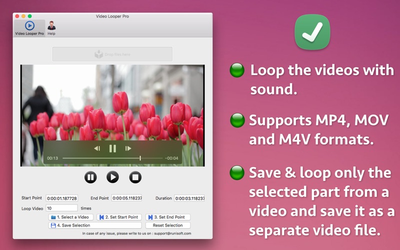 How to cancel & delete video looper pro 1