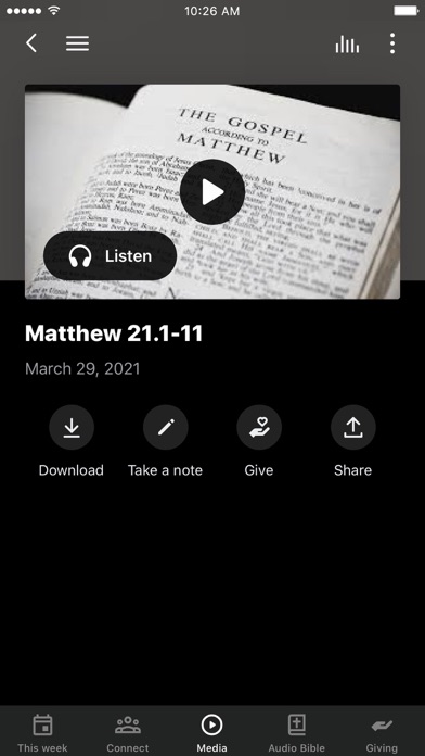 Lake Charles Bible Church Screenshot