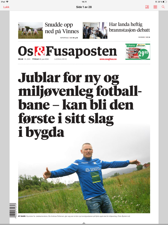 Os and Fusaposten eAvis