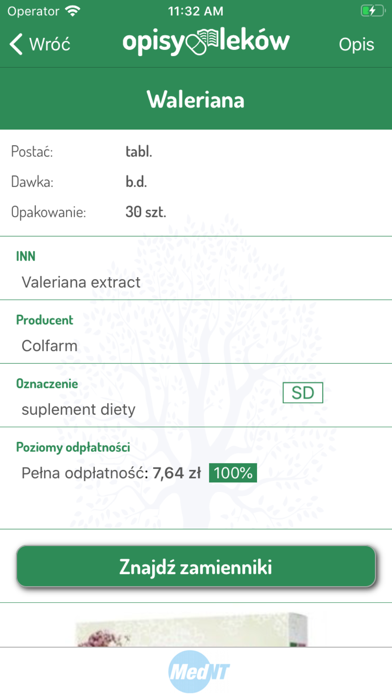 Opisy Leków Screenshot
