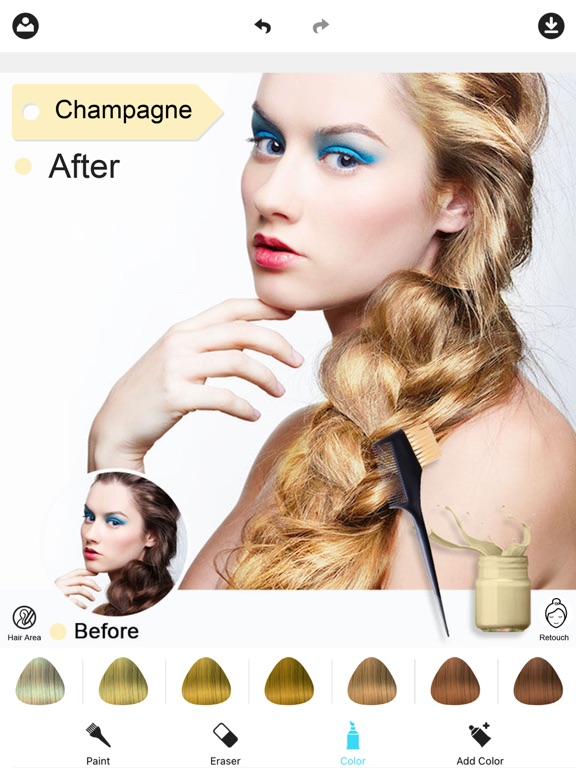 Screenshot #5 pour Hair Color Dye -Hairstyles Wig