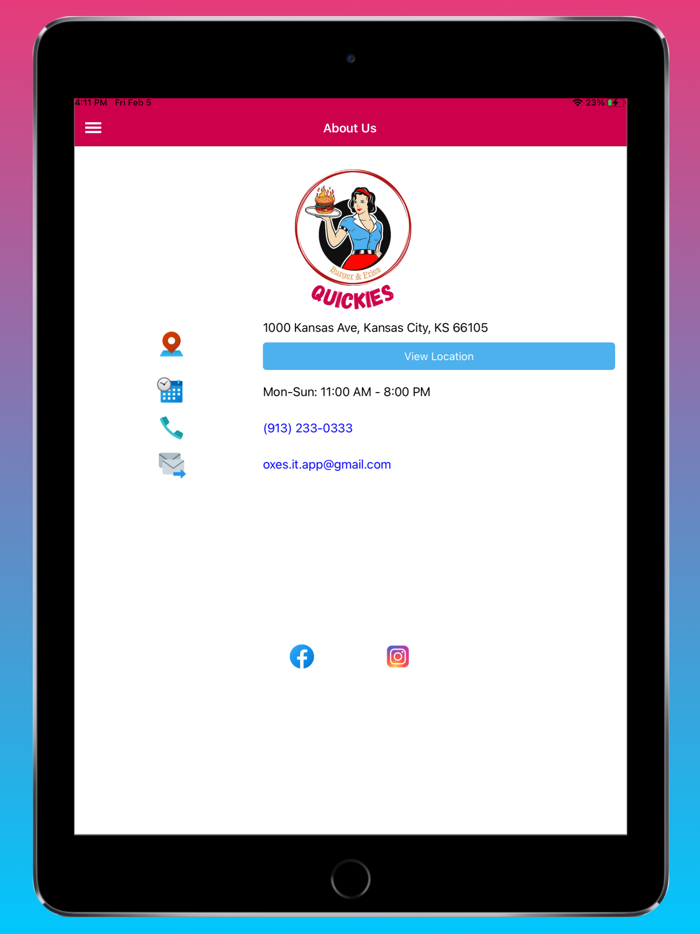 Quickies Burger and Fries