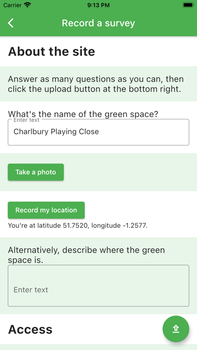 Greenspace Hack Screenshot