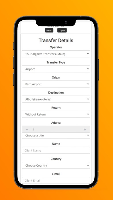 Tour Algarve Transfers Screenshot