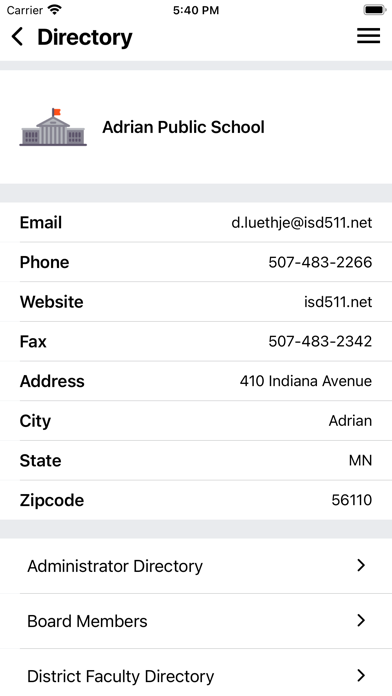 Screenshot 3 of Adrian Public School ISD 511 App