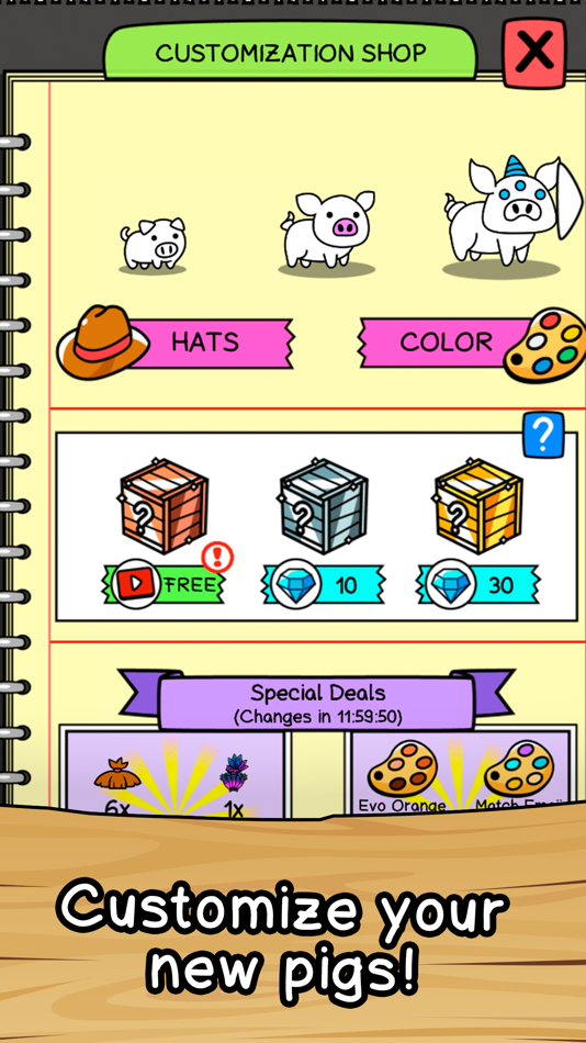 #4. Pig Evolution (iOS) By: TPG TECNOLOGIA DA INFORMACAO LTDA