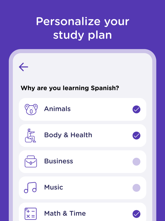 Fast Language Learning - Words iPad screenshot 4 - Education app