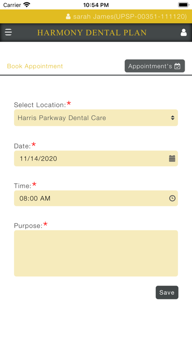 Membership Plans Screenshot