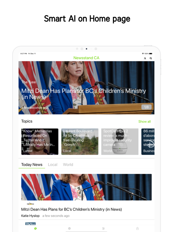 Canadian News - Newsstand CA iPad screenshot 7 - News app
