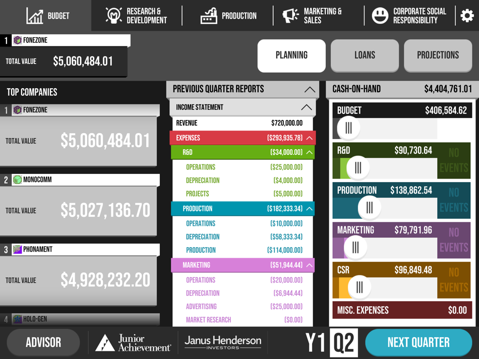 #1. JA Titan™ (iOS) 由: Junior Achievement USA