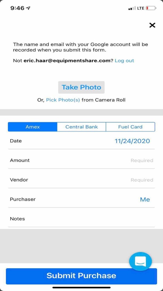 #1. CostCapture (iOS) 由: EQUIPMENTSHARE.COM INC