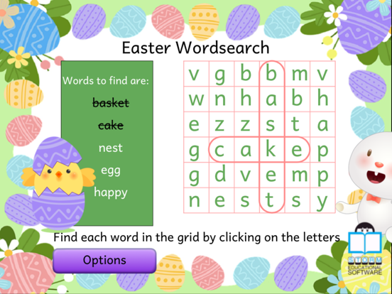 Screenshot #4 pour Easter Wordsearch Lite