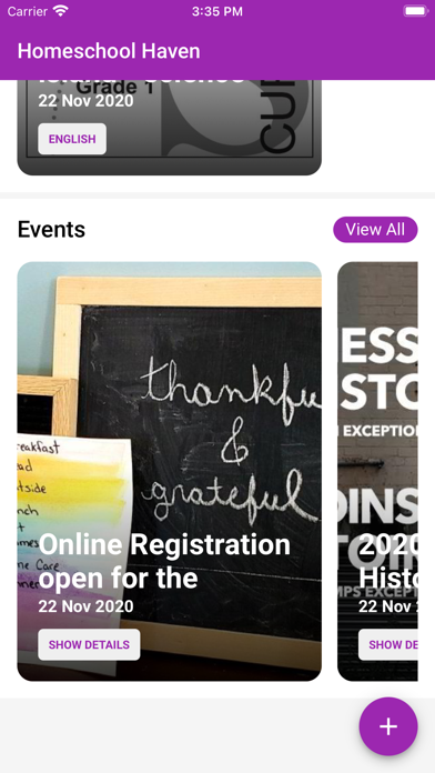 Homeschool Haven Screenshot