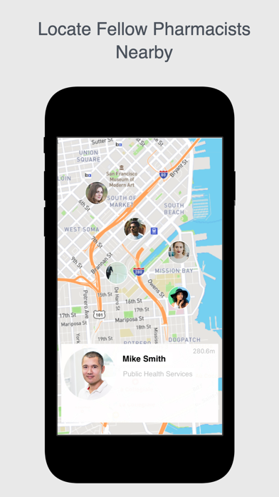 RPhAlly: A Pharmacist Network Screenshot