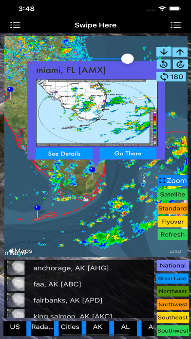 Screenshot #3 pour US NOAA Radars 3D Lite