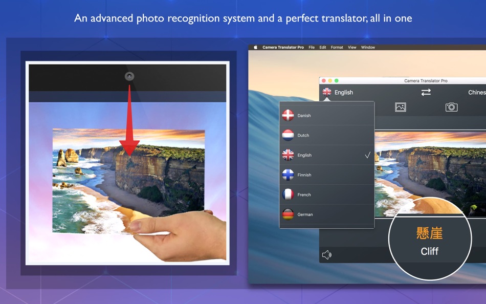 #2. Camera Translator language (macOS) 게시자: luca calciano