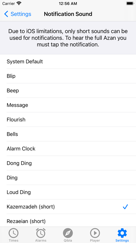 #6. Azan Alarm (iOS) 由: Seyed Ali Hosseini Khayat