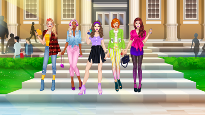 College Girls Dress Up Games Screenshot