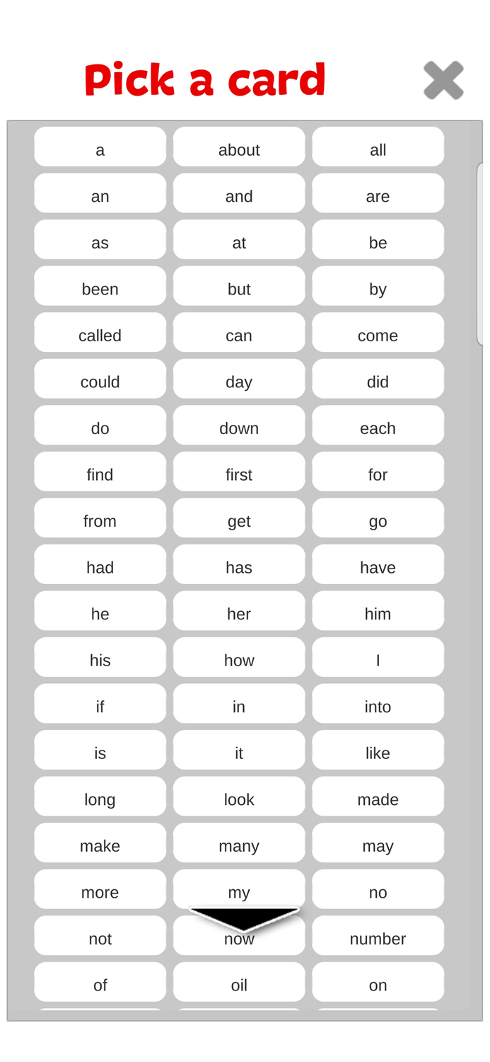 KLA Sight Words Flashcards