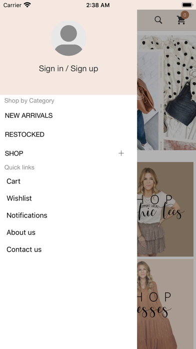 Emerson Charles Boutique Screenshot