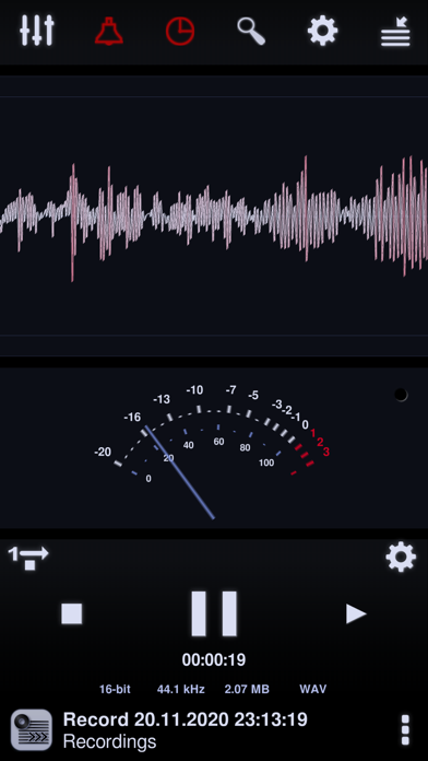 Screenshot #1 pour Neutron Audio Recorder