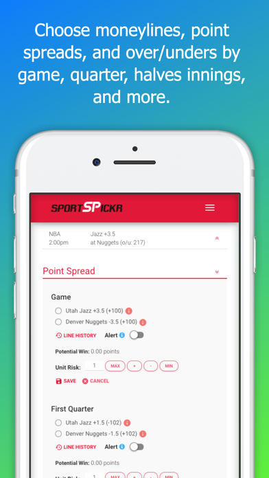Sportspickr Screenshot