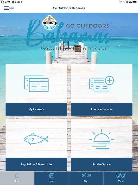 Go Outdoors Bahamas iPad screenshot 1 - Sports app