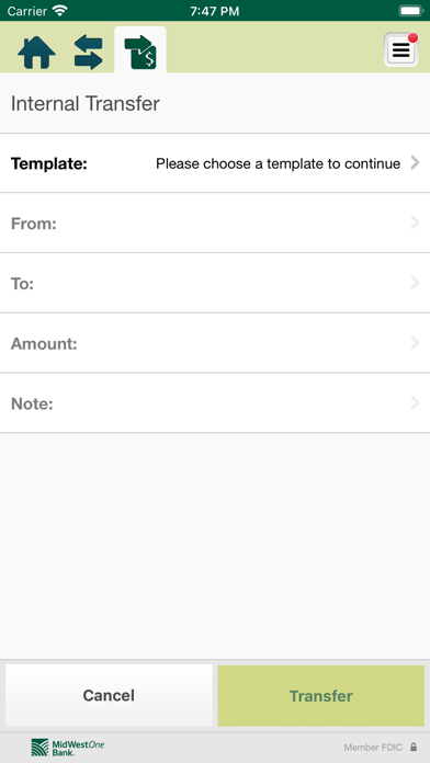 MidWestOne for Business Screenshot