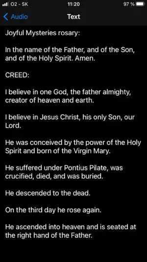 Rosary Audio English screenshot 4
