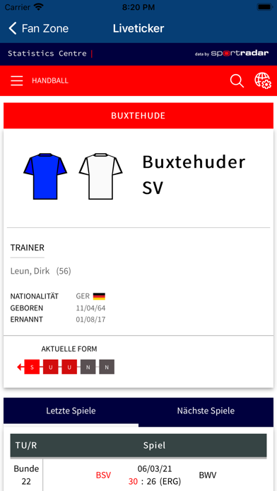 Buxtehuder SV Screenshot