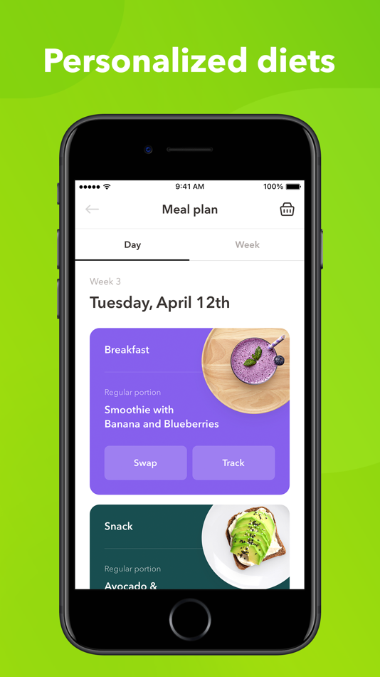 #5. Diet & Meal Planner by GetFit (iOS) 由: Appyfurious