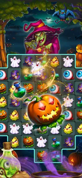 Game screenshot Halloween Witch - Fruits Blast mod apk