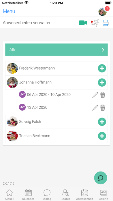 Amberg Kinder Team Screenshot