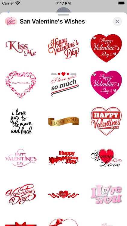 San Valentine’s Wishes Sticker