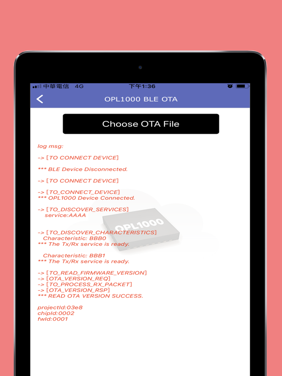 Opulinks Wireless Utilities iPad screenshot 4 - Developer Tools app
