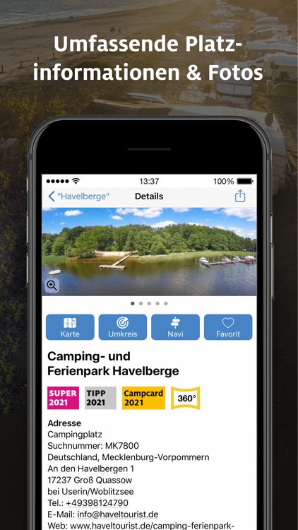 ADAC Camping / Stellplatz 2021 screenshot-7