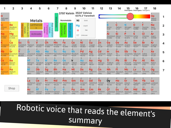 Screenshot #6 pour Periodic Table & the Chemistry