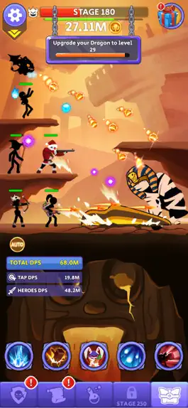 Game screenshot Stickdom Idle: Taptap Titan mod apk