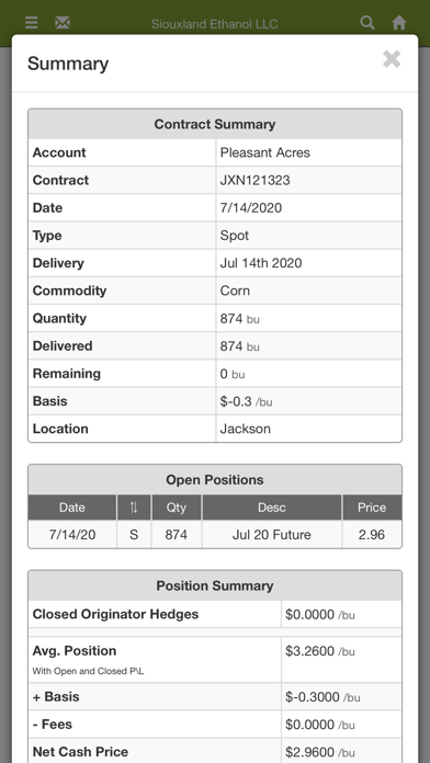 Siouxland Ethanol LLC Screenshot