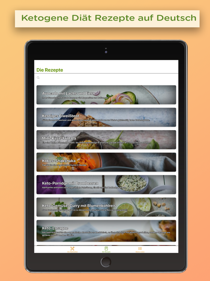 Ketogene Diät Rezepte