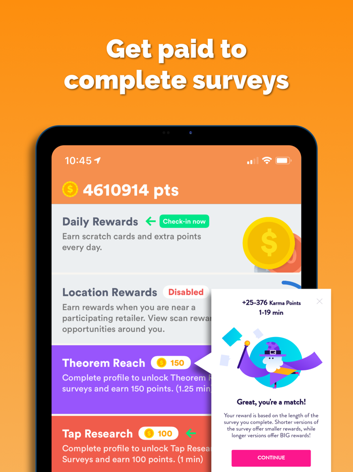 cashKarma Surveys