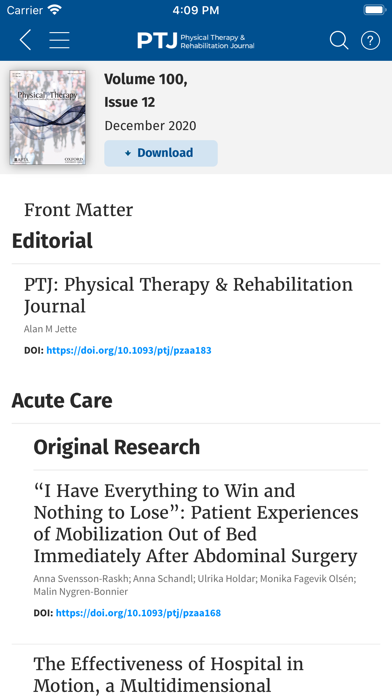 Screenshot #2 pour Physical Therapy Journal