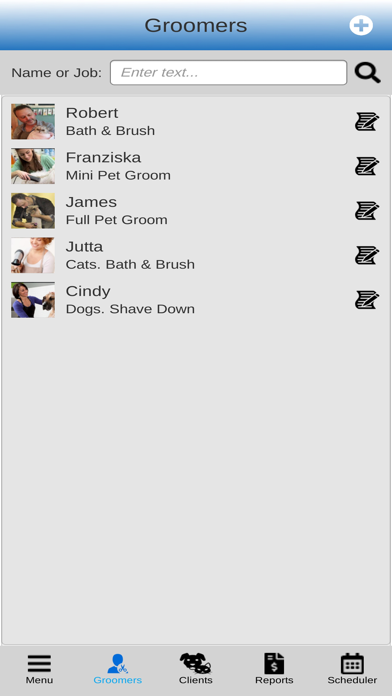 Pet Grooming Software Screenshots