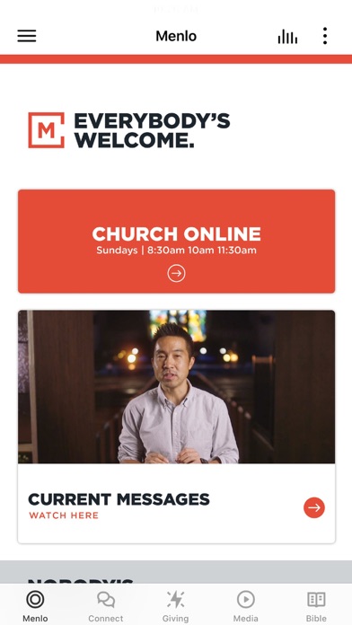 Menlo Church App Screenshot