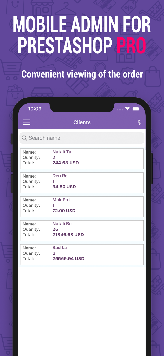 PrestaShop Mobile Admin PRO