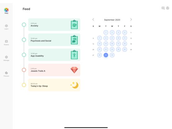 mindLAMP 2 iPad screenshot 3 - Medical app